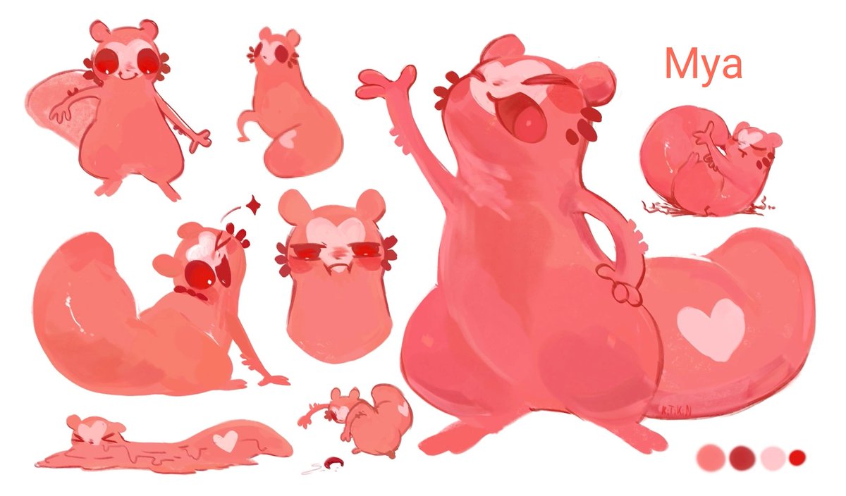Lapikili1's tweet image. Meet Mya
This is just a pink creature
No injuries, no catches
Just hrr mimi and wawa
#rainworldoc