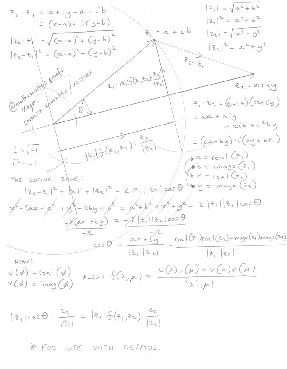 tiago_hands's tweet image. Vectors and Complex Numbers: How to form right angled triangles using complex numbers.
Demo: desmos.com/calculator/ua1…
#vectors #complexanalysis