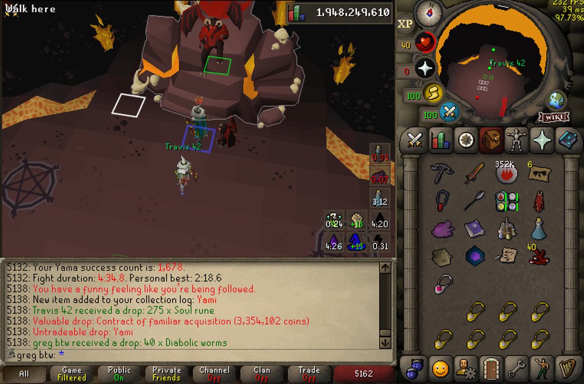 #59 1666 kc + 12 pet contracts. Thanks to <a href="/Travis__42/">Travis</a> for being a beast teammate