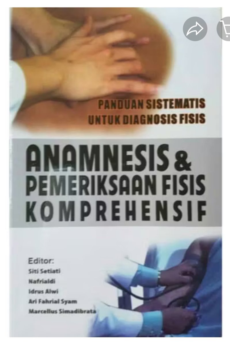NisshaNasir's tweet photo. Senjata utama calon DU itu anamnesis dan pemeriksaan fisik yang baik.

Kalau itu engga bisa wassalam. Saat ujian anamnesis PF berantakan banget😭 Ditanya baca buku apa? Engga ada pegangan buku untuk anam PF

Untuk koas yang follow gue, bisa beli buku ini ya SENJATA KALIAN DI KOAS https://t.co/WdEP7LGeQ0