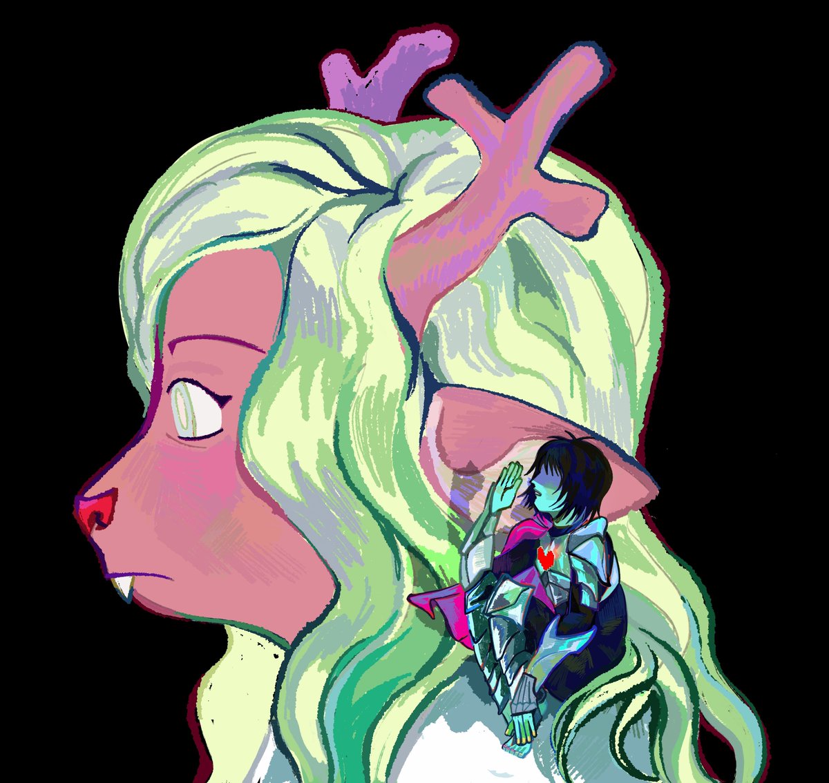 moomintrolli's tweet photo. the devil speaks to me #deltarune https://t.co/zzd5Hj1kc9