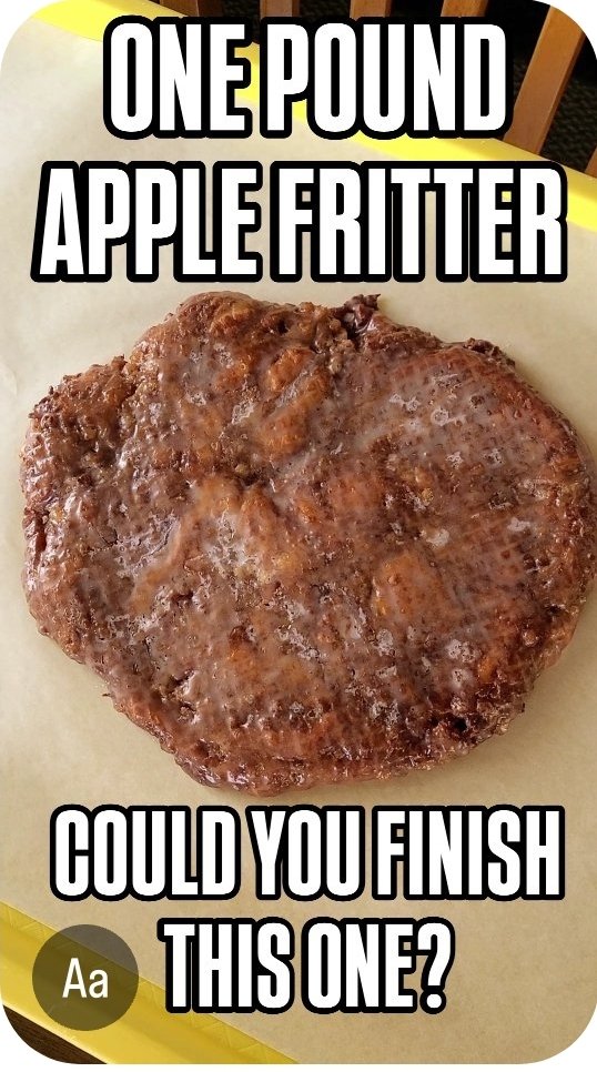 Who loves a giant apple fritter? Check this one out - tiktok.com/t/ZTjqQeQbm/