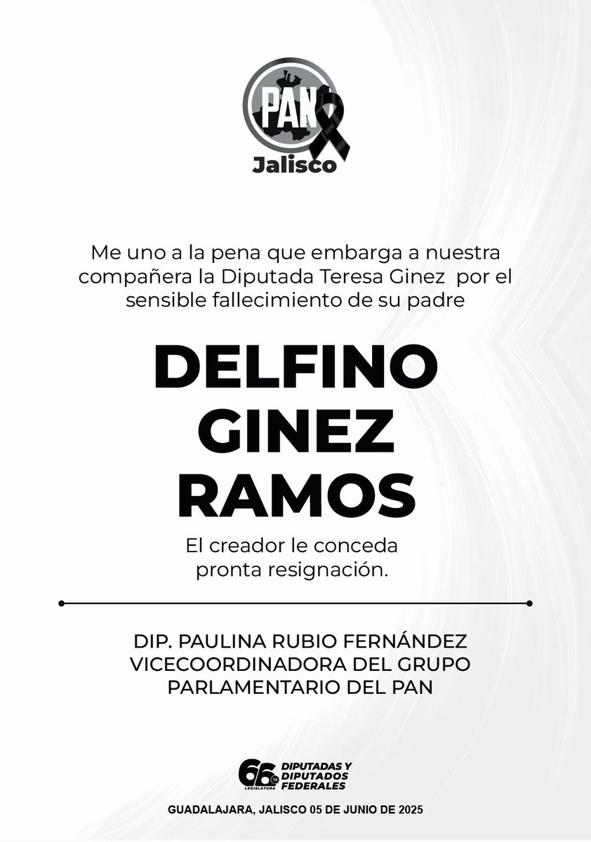 Mi más sentido pésame <a href="/TereGinez/">Teresa Ginez</a>