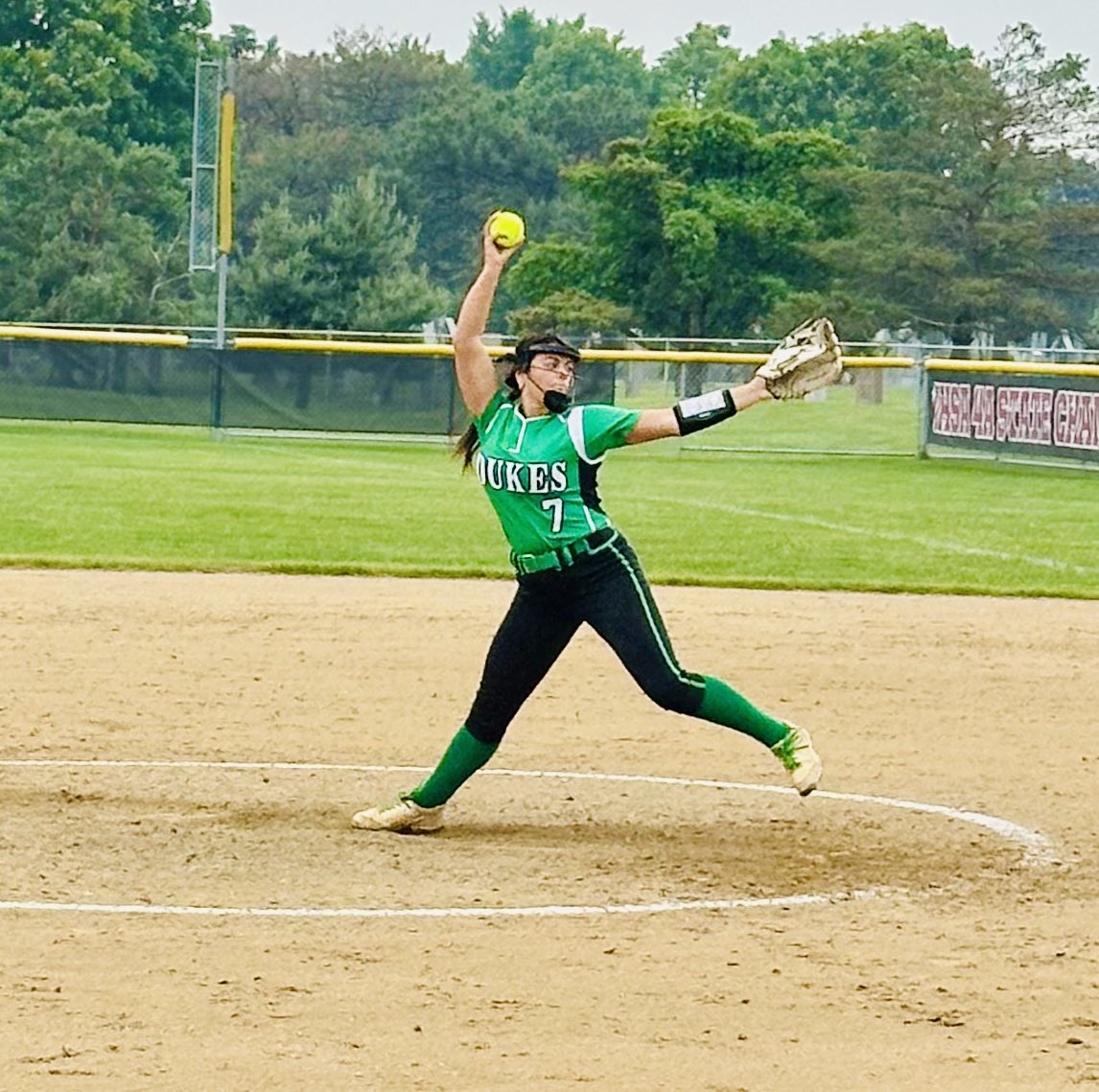 Softball
IHSA Sectional Semi-Final
Dukes are down 0-9 to DGN.  Top of 6