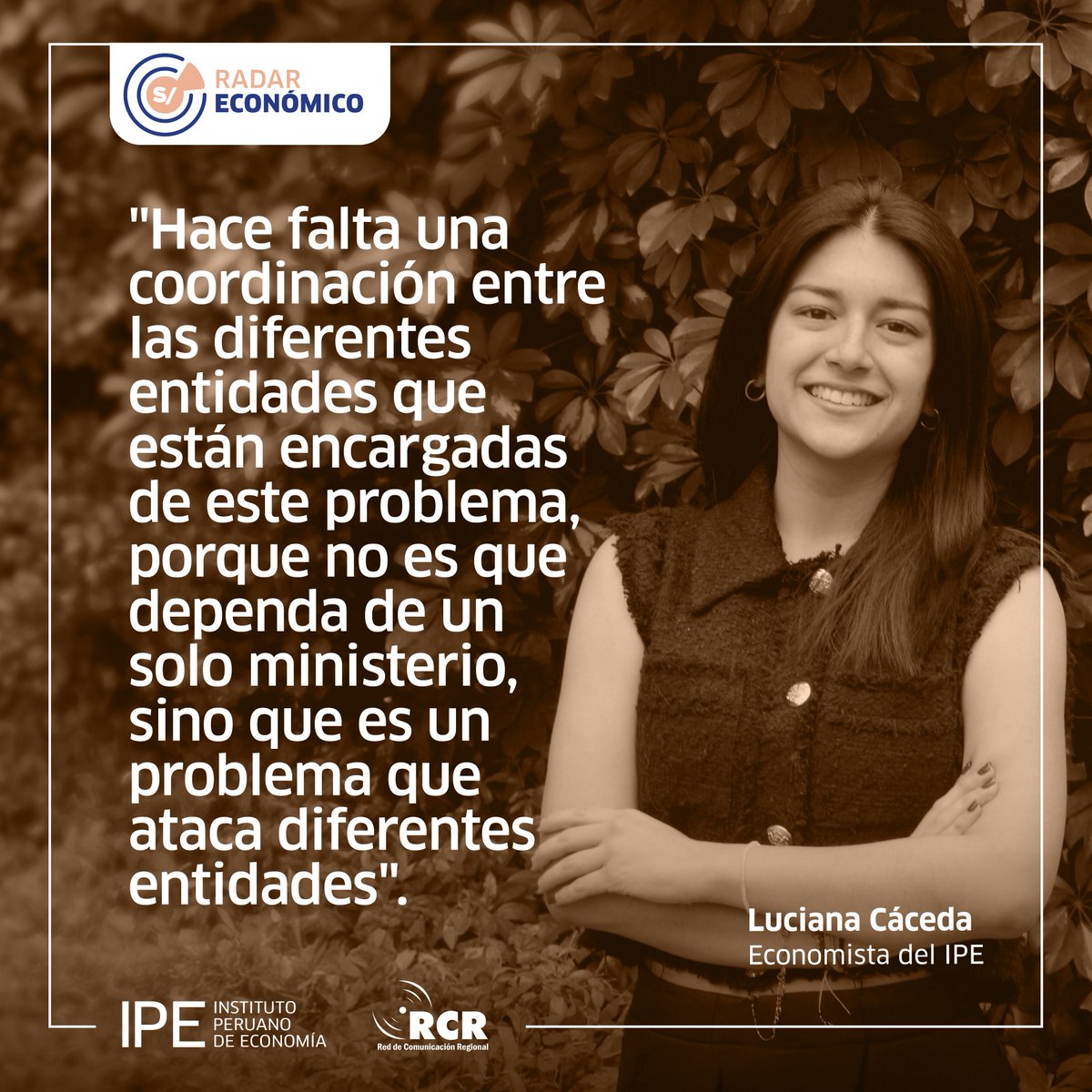 🚨 La minería ilegal no se detiene. En 2025, se estima que alcanzará exportaciones por US$ 12 mil millones, con un volumen de entre 105 y 115 toneladas de oro.

🔎 En entrevista con <a href="/rcrperu/">RCR</a>, Luciana Cáceda, economista del IPE, analiza el impacto económico y político de este