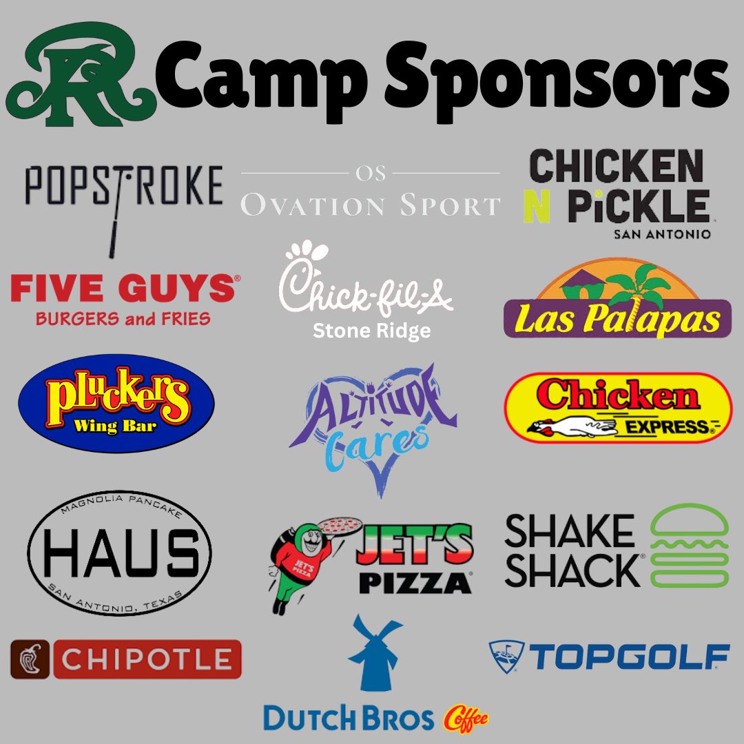 Very special THANK YOU to our sponsors for this years camp! We greatly appreciate your donations that make this event a HUGE success! Campers were able to compete &amp; come away with a lot of prizes! We greatly appreciate your support of our program &amp; the Reagan community!
#StrikeEm