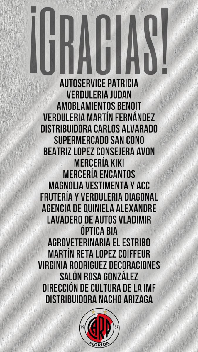 Gracias a todos los que colaboraron con el Aniversario 88🔴⚪️🥂