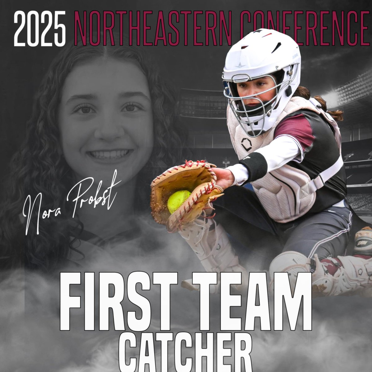 Nora_Probst's tweet image. I am honored to be selected as First Team All Conference Catcher for my freshman year of Varsity among all the amazing athletes we played. I’m so proud of my teammates who were also selected! Thank you to my coaches and team for the incredible season! @Velo_Softball @Velocity_GB