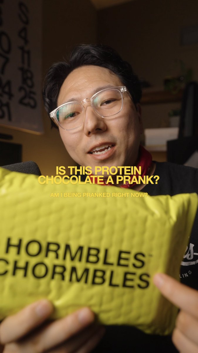 Is this protein chocolate a prank? I thought so. <a href="/hormbles/">HORMBLES CHORMBLES</a>