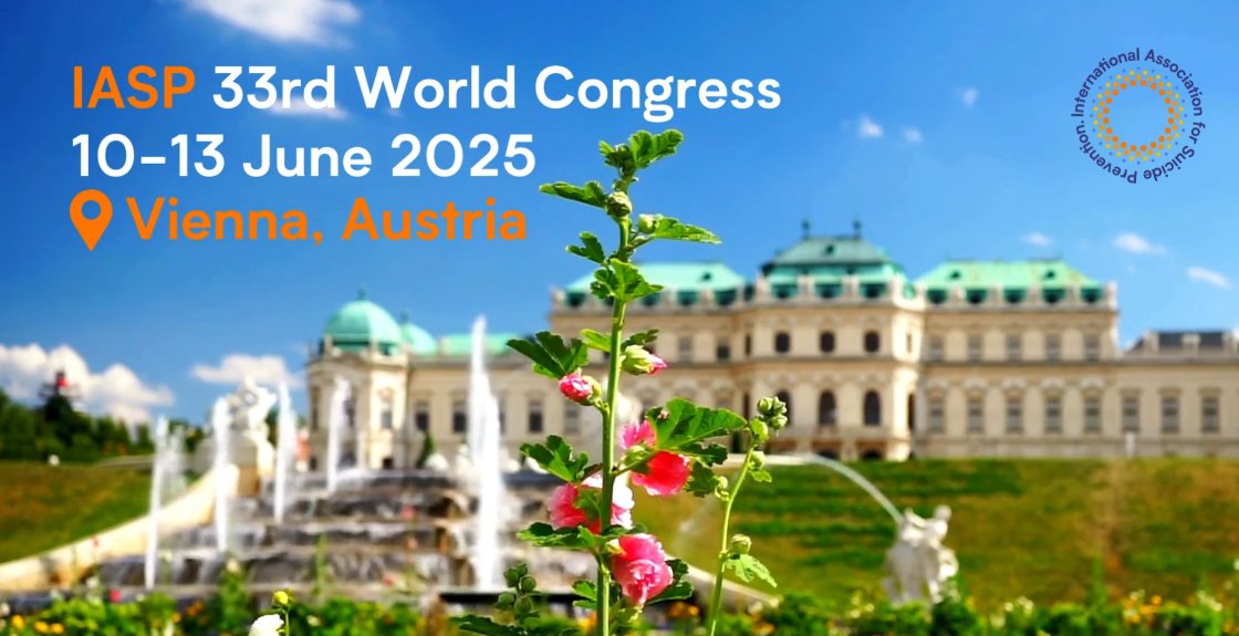 LivingWorksAus's tweet image. 🌍 #LivingWorks is proud to join the 33rd @IASPinfo World Congress in Vienna, June 10–13, 2025.
We’re uniting with global leaders to advance #SuicidePrevention through collaboration, innovation, and shared purpose.
Let’s build a #SaferFromSuicide world! #IASPVIENNA2025