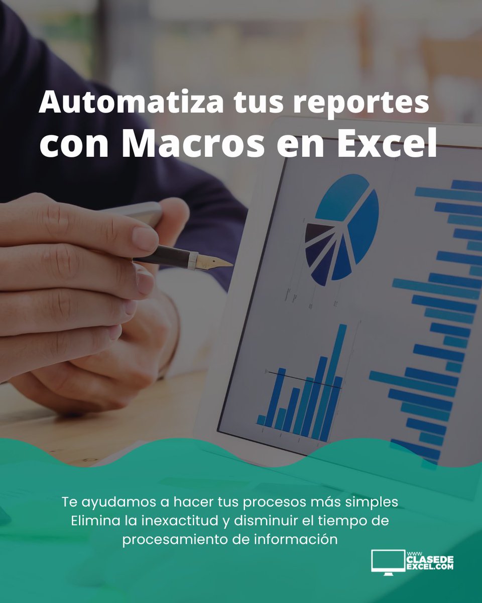 clasedeexcel's tweet image. 🔁 ¿Aún haces tus reportes manualmente? 💻 Es momento de llevar tus procesos al siguiente nivel con automatización a la medida con macros en Excel ⚙️
📈 clasedeexcel.com/soluciones/sol…
#MacrosEnExcel #AutomatizaciónEmpresarial #Eficiencia #VisualBasic #Excel #ClaseDeExcel