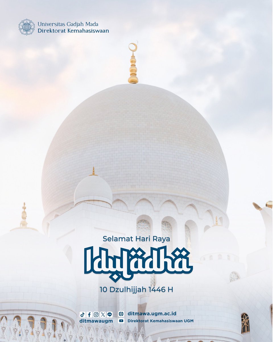 Maknai Iduladha dengan hati yang lapang dan jiwa yang penuh syukur 🤍

Selamat Hari Raya Iduladha! Mari kita kuatkan iman, tebarkan kebaikan✨