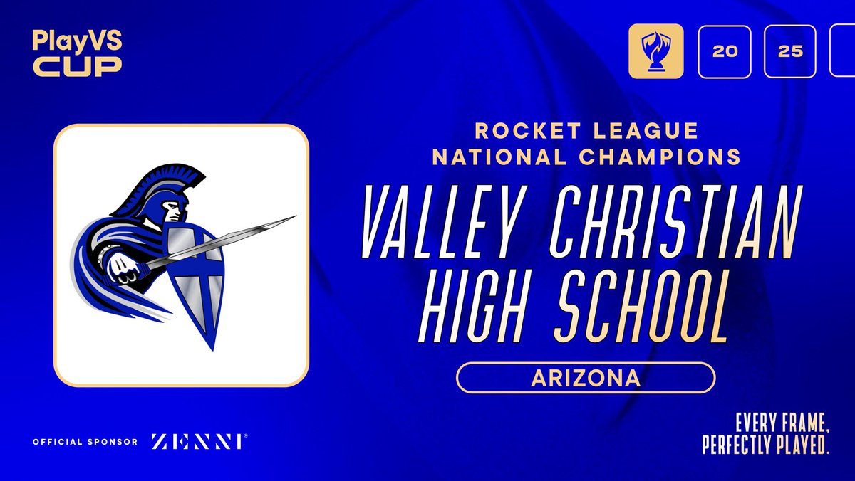 AND THAT’S THE GAME!!!! YOUR TROJAN ROCKET LEAGUE TEAM TAKES DOWN THE PROSPER HIGH SCHOOL EAGLES 4-1 (2-1, 3-1, 3-4, 4-3, 4-1) AND ARE THE PLAYVS CUP NATIONAL CHAMPIONS!!!!! GO TROJANS!!!