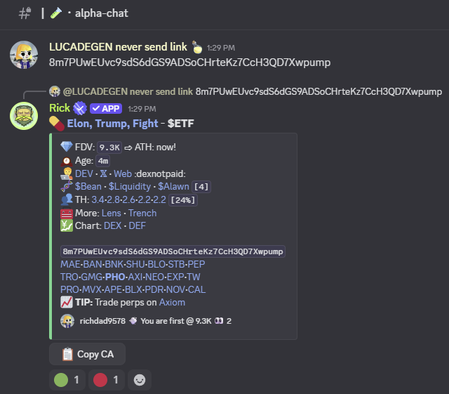 potionalpha's tweet image. Trump vs Elon? 😵

We cooked.

#KILLBILL -&amp;gt; $13k to $16m (1230x)
#ETF -&amp;gt; $9k to $277k (31x)
#MUSK -&amp;gt; $300k to $5.3m (18x)
and more...

This is why you should keep showing up.

- See a narrative emerge.
- Bid the narrative.
- Repeat. 🍽️
