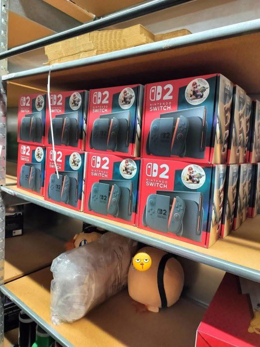 JamesPSStock's tweet photo. Just in❗️Nintendo Switch 2 System ($449)-

🎮 Nintendo Switch 2 + Mario Kart World Bundle ($499) -

In stock 🚨

Like tweet &amp; message me to place order‼️ https://t.co/NmGr1IqD21