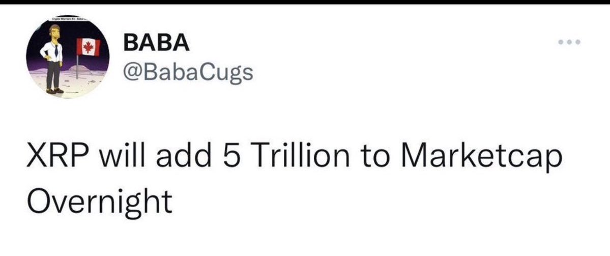 🚨 JUST IN: #XRP’s market cap is set to increase by $5 trillion overnight!