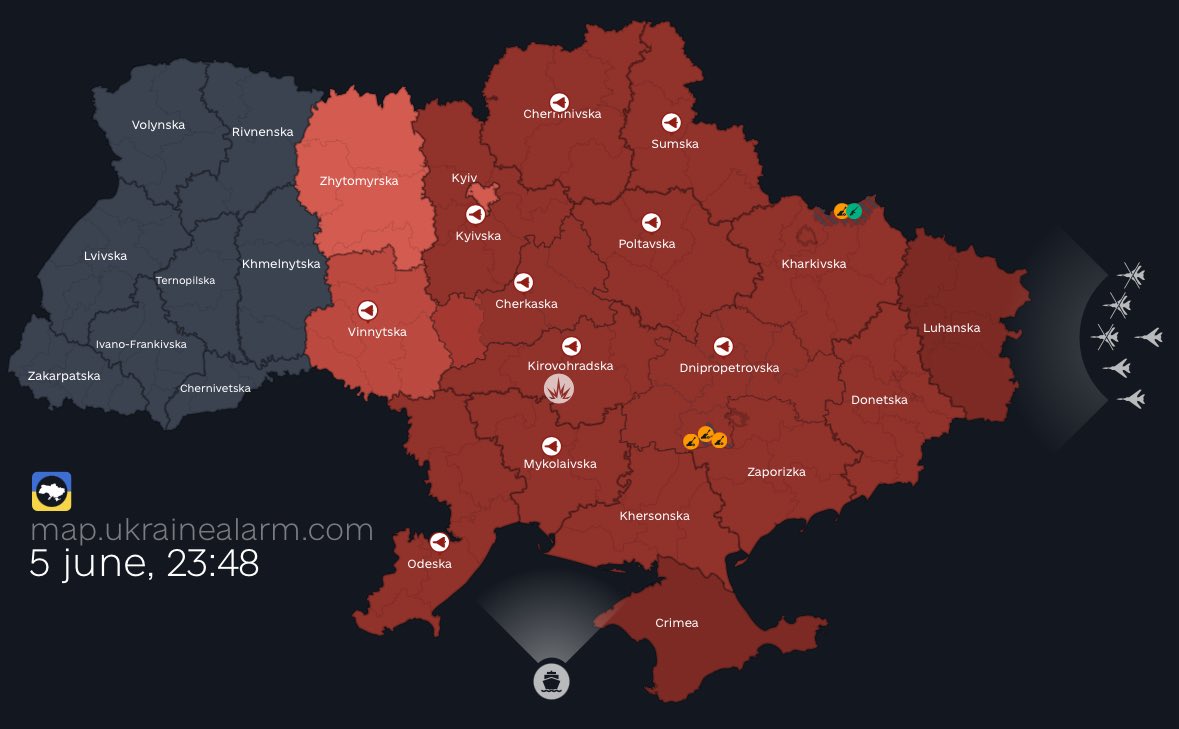 Right now, Ukraine is under russian drone and missile attack!