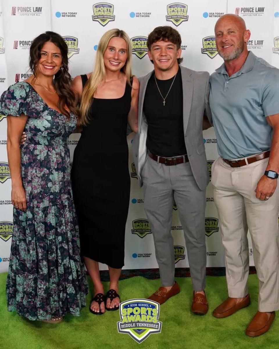 Grateful just to be nominated but honored to be named 2024-25 Middle TN Boys Wrestler of the Year