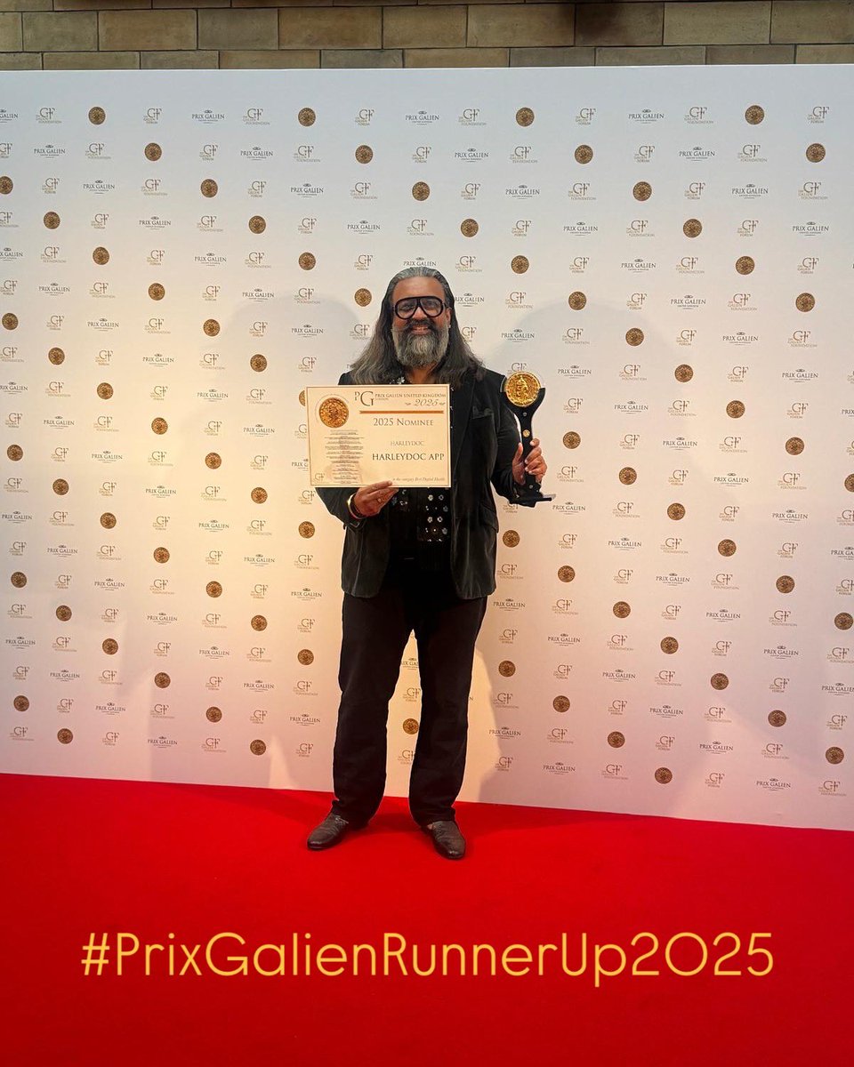 tony_banerjee's tweet photo. So proud that HARLEYDOC finished Runner Up at the prestigious Prix Galien Awards 2025, widely recognized as the Nobel Prize of medical innovation and biotechnology.❤️🙏🏾
#HarleyDoc #PrixGalien #PrixGalien2025 #HarleyDocApp #GlobalHealth #ConciergeHealthcare #HealthTech #Tech https://t.co/QSbWC6Fjpb