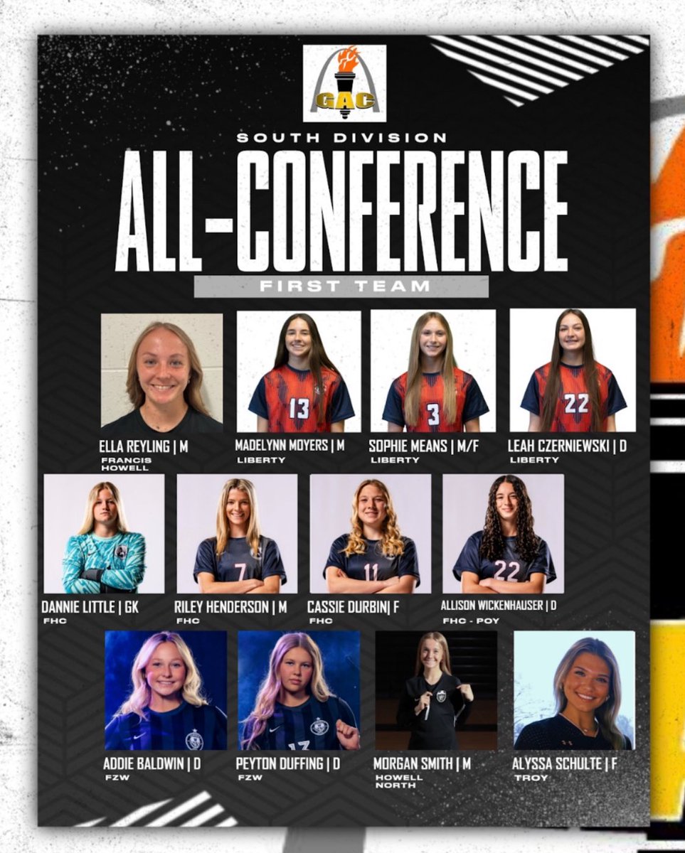 Such a honor to be chosen for the GAC South Division First Team All Conference!

<a href="/ImYouthSoccer/">ECNL/GA/Recruiting/College Soccer</a> <a href="/ECNLgirls/">ECNL Girls</a> <a href="/TheECNL/">The ECNL</a> <a href="/ImCollegeSoccer/">College Soccer Truth ™</a> <a href="/TheSoccerWire/">SoccerWire</a> <a href="/MoRushSoccer/">Missouri Rush</a> <a href="/TopDrawerSoccer/">TopDrawerSoccer</a>
