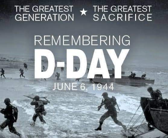 Thinking of the brave men who stormed the beaches of Normandy and remembering that on this very day 81 years later that some gave all! Forever grateful for their sacriﬁce in defending our freedom!
