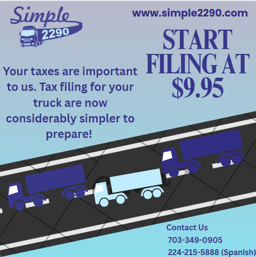 simple2290's tweet photo. Your taxes are important to us. Tax filing for your truck are now considerably simpler to prepare!
#truckdriver #truckin #truckdaily #starstruck #truckerhat #truckerlife #trucknation #pawstruck 
https://t.co/FaTohdsXCw
support@simple2290.com
703-349-0905 https://t.co/H6e8NYIMWf