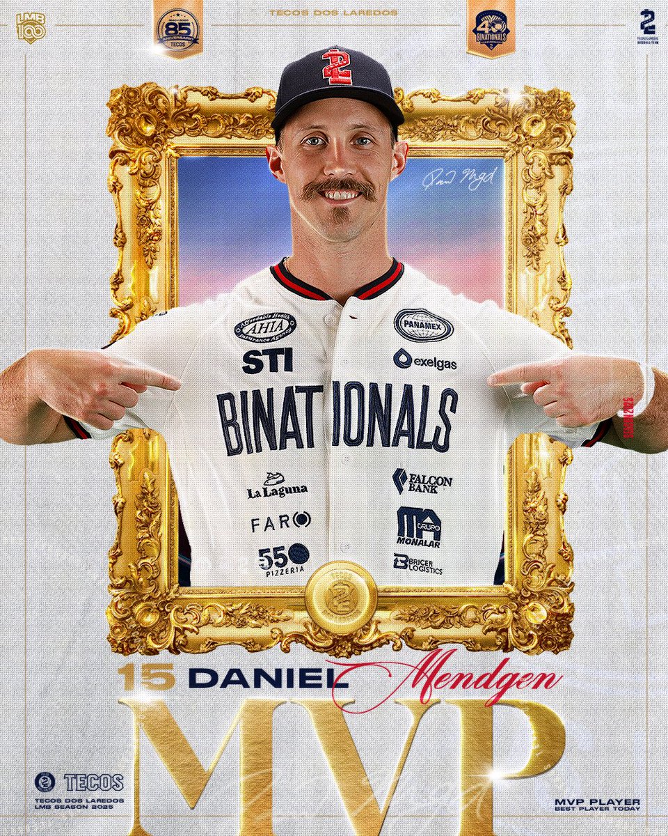 🤩Daniel Mengden lo hizo TODO 🤩
🎯 Juego completo
🚫 Solo un hit permitido
🔥 9 innings de pura clase
¡Nuestro MVP de la noche! 🏆

#DosNacionesUnEquipo 🇲🇽🇺🇸
#TecosNation 🌎🦉