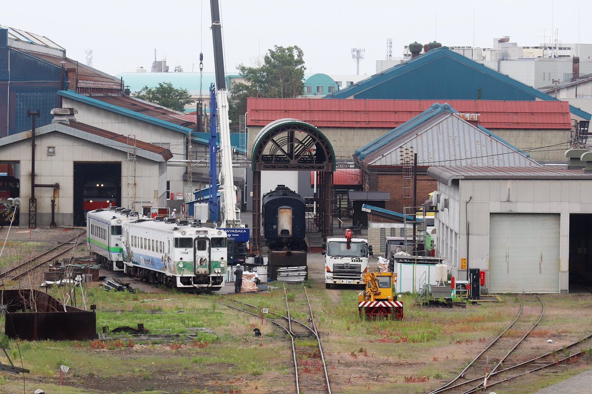 キハ40 1706 むかわ竜ヨンマル　苗穂工場解体線へ。