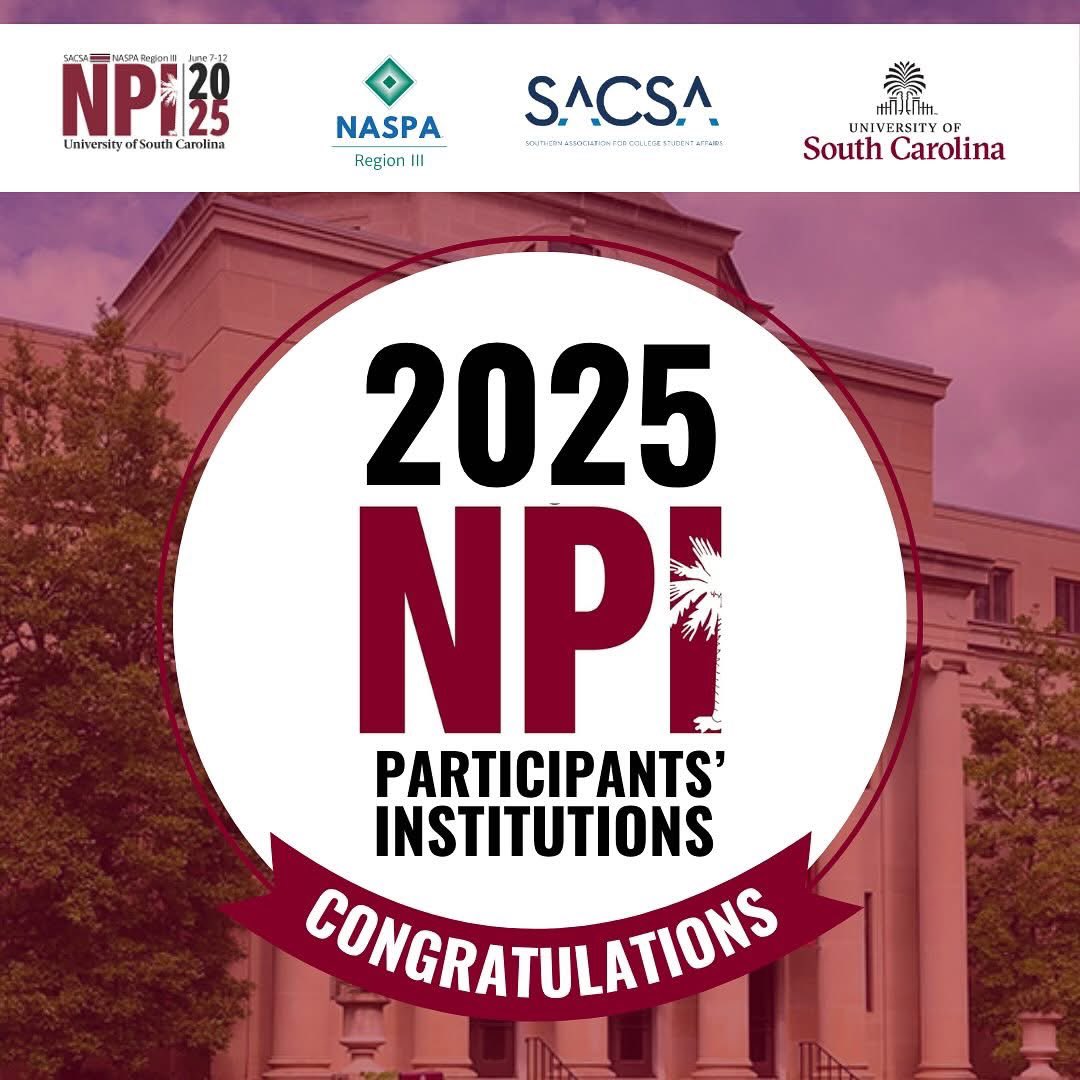 MikeWilkinson09's tweet photo. I’m so fired up for #NPI25! It will always be surreal to me that a small town Texas guy like me gets to lead on a stage like this. I’m honored to represent the University of South Alabama in this capacity. #sapro #highered ☄️ https://t.co/Hwfk3M8LjI
