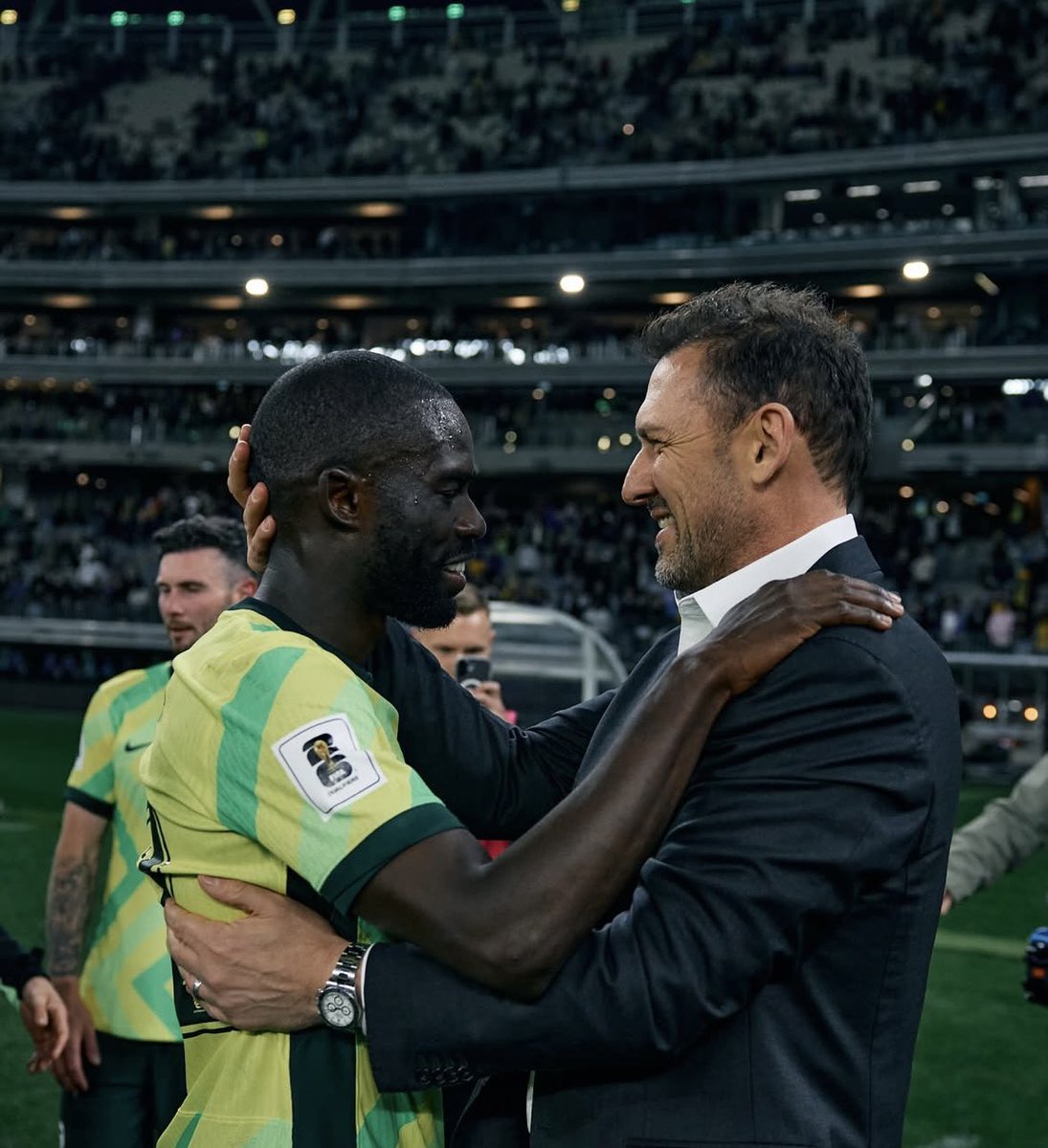 Not a game or squad that represents modern Australia better. 

All walks giving it all for the Green and Gold.

How bloody good.