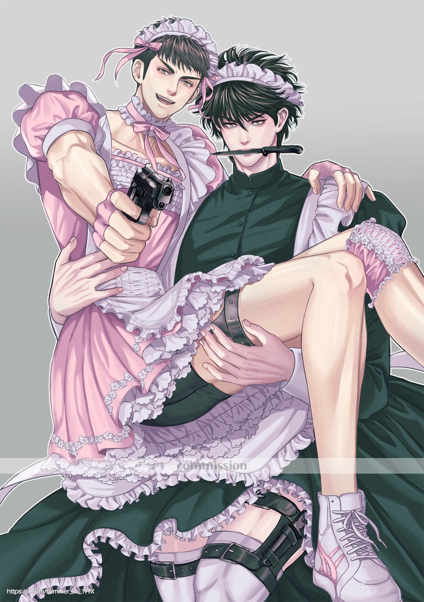 커미션 │ 流三 탱댐   전투 메이드 탱댐 
커미션 신청 감사합니다🩷