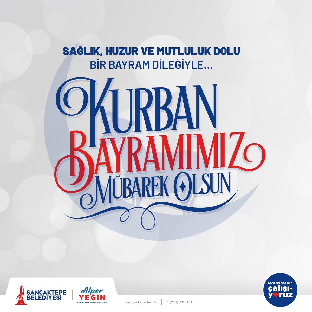 Dayanışma, sevgi ve kardeşlik bağlarını daha da güçlendiren Kurban Bayramı’nın ülkemize barış, huzur ve esenlik getirmesini diliyoruz.

#KurbanBayramı’mız mübarek olsun.