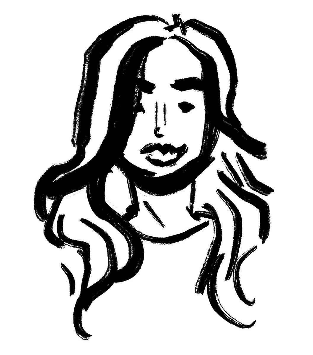 Trying to do little quick portraits. This one is #AshleyJohnson from <a href="/CriticalRole/">Critical Role</a>