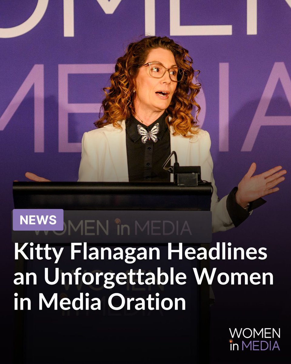 At #WIMOration2025, #KittyFlanagan proved storytelling can be both hilarious and hard-hitting. With bold truths and big laughs, the night honoured Caroline Jones AO’s legacy with heart.

📖 Read the recap: bit.ly/45CXSXj