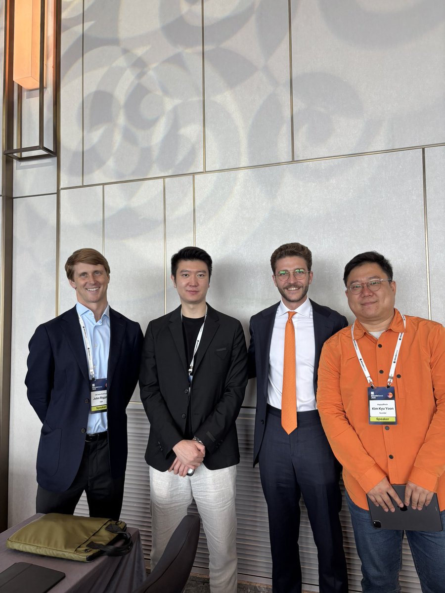 Alexandre Laizet ⚡️ (@alexandrelaizet) on Twitter photo Great day at Bitcoin Seoul for Bitcoin Treasury Companies⚡️with <a href="/DistRiggs/">John Riggins</a>, <a href="/JasonSoraVC/">Jason Fang</a>, and Kim Kyuyoon ⚡️ Great day at Bitcoin Seoul for Bitcoin Treasury Companies⚡️with <a href="/DistRiggs/">John Riggins</a>, <a href="/JasonSoraVC/">Jason Fang</a>, and Kim Kyuyoon ⚡️