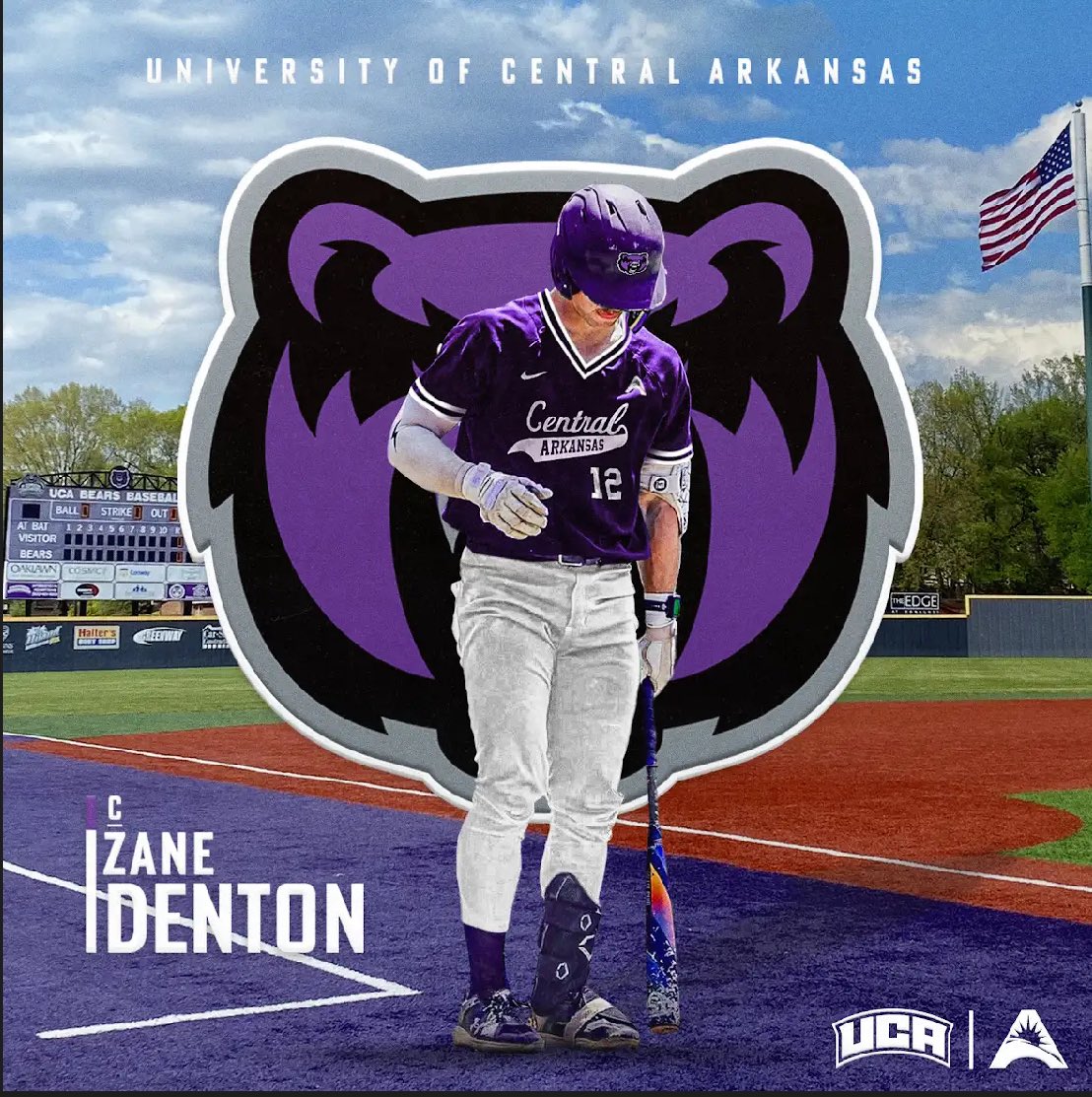 Zane Denton (@zanedenton4) on Twitter photo I am blessed to announce my commitment to <a href="/UCABearBaseball/">UCA Baseball</a>. I am beyond thankful to all of my coaches who have helped me along the way, my family for providing everything for me, and God for giving me the opportunity and ability to play this game!
Joshua 1:9#
BearClawsUp🐻💜 I am blessed to announce my commitment to <a href="/UCABearBaseball/">UCA Baseball</a>. I am beyond thankful to all of my coaches who have helped me along the way, my family for providing everything for me, and God for giving me the opportunity and ability to play this game!
Joshua 1:9#
BearClawsUp🐻💜