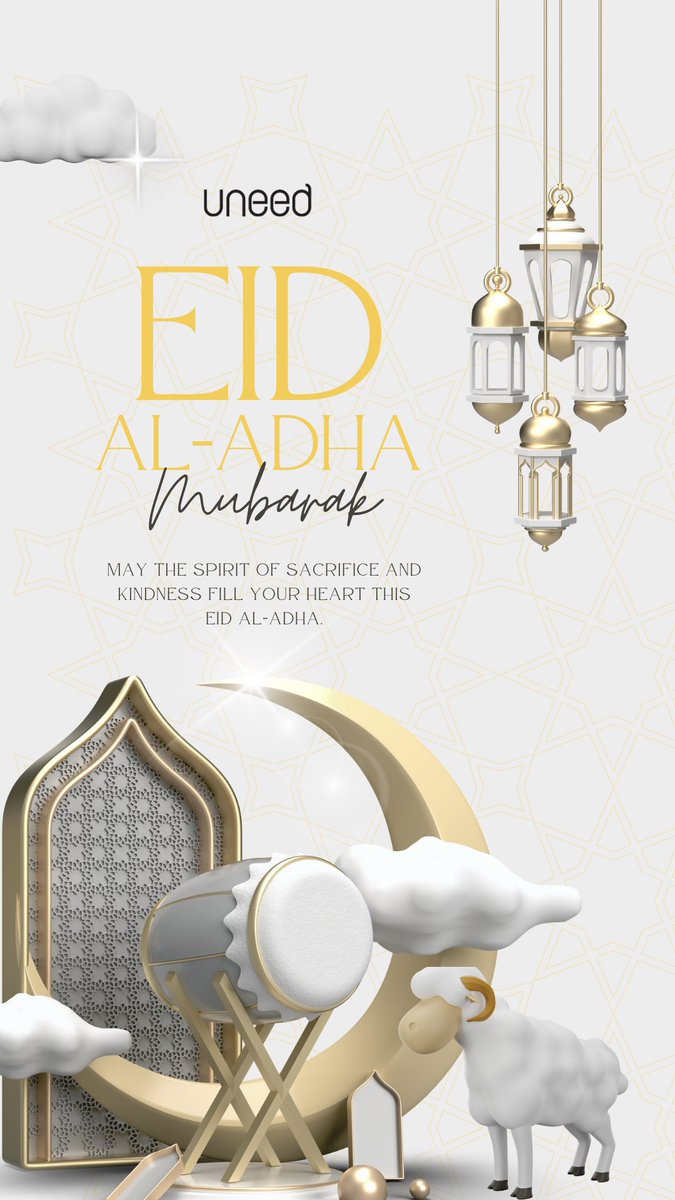 uneedid's tweet photo. Selamat Hari Raya Iduladha 1446 H 🙏💛 https://t.co/NQ82MWlCVY