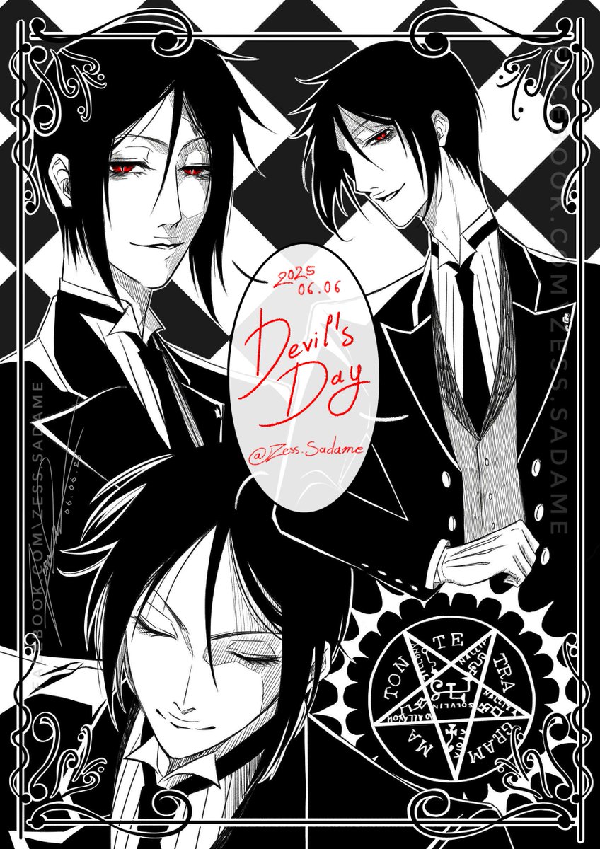 Zess_Sadame's tweet photo. Happy D-Day 20250606
#黒執事 #セバスチャン
#devilsday
#アニメ #kuroshitsuji #blackbutler #sebastian #sebastianmichaelis #anime #manga https://t.co/uA46opSu6f
