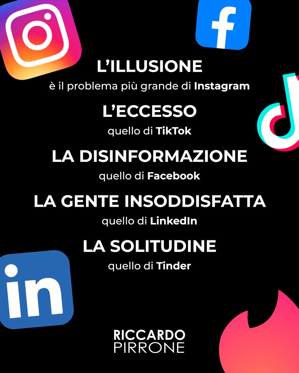 Twitter invece è il male