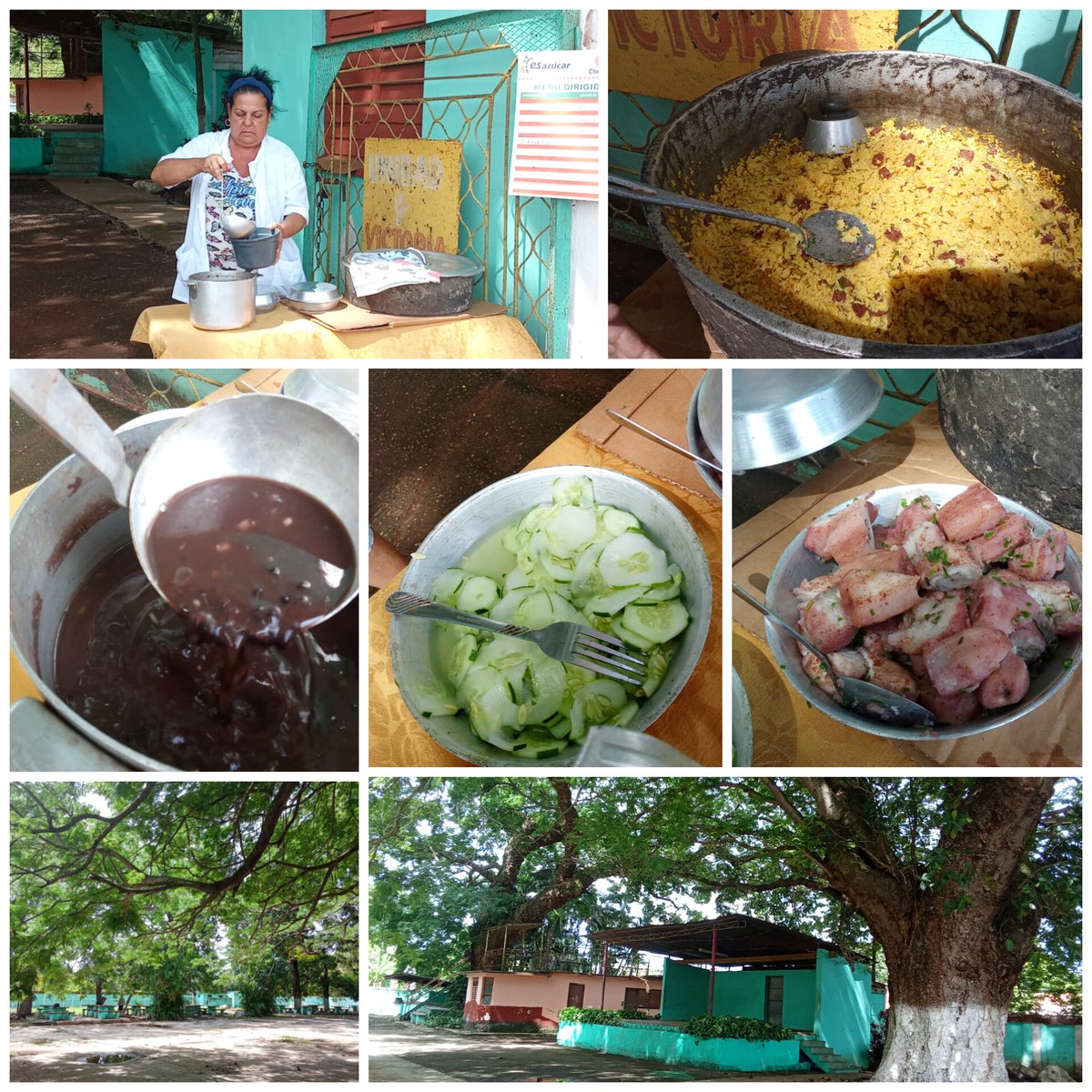 La Casa del Trabajador Azucarero, en el batey René Fraga Moreno, gestionada por #ESAZUCAR #Matanzas,  amplía sus servicios para todos:  
🍽️ Comida sabrosa y económica: Frijol, caldosa, arroz mixto, vianda hervida y ensalada.  ¡60 raciones diarias (y aumentando)!   
🌟 #Verano2025