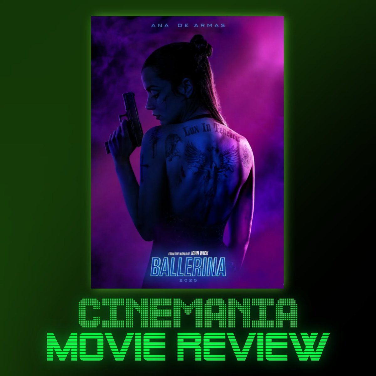 CinemaniaWorld's tweet image. Check out our official REVIEW for #Ballerina from the world of #JohnWick ! Join @Cinemaniac94 , @TheJosieMarie , & @Alex_Madden_ as they talk the exhilarating new entry to the John Wick franchise, how it compares yet stands on it's own. Fun show!
linktr.ee/cinemaniaworld
