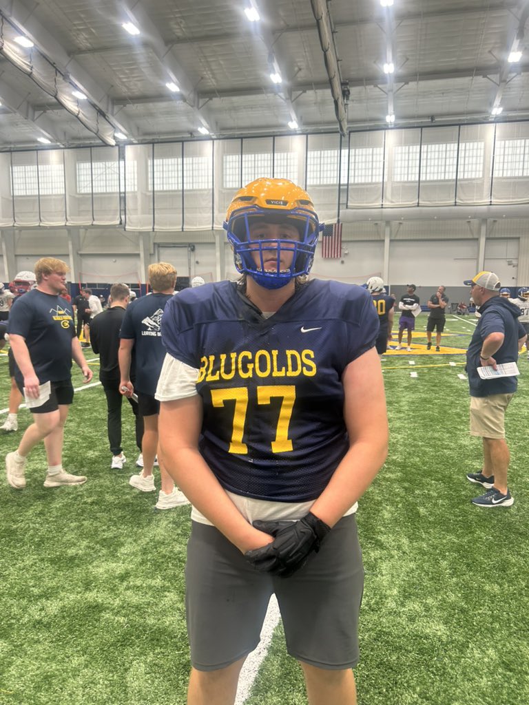 PrepRedzone Oliver (@ojw_scouting) on Twitter photo Described by a coach in attendance as āthe real dealā, Rice Lakeās 6ā3, 309 lber. <a href="/CaelGago/">Cael.Gago</a> was in contention for top OL of tonightās <a href="/UWECFootball/">Blugold Football</a> Big Man Mega Camp.
Gago came alive during pass pro 1v1s, displaying great lateral agility, a balanced anchor, and physicality. Described by a coach in attendance as āthe real dealā, Rice Lakeās 6ā3, 309 lber. <a href="/CaelGago/">Cael.Gago</a> was in contention for top OL of tonightās <a href="/UWECFootball/">Blugold Football</a> Big Man Mega Camp.
Gago came alive during pass pro 1v1s, displaying great lateral agility, a balanced anchor, and physicality.