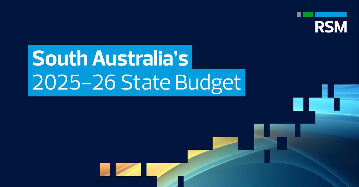 The #SouthAustralia Government’s 2025–26 Budget delivers targeted #costofliving relief, major #housing and #infrastructure investments, and long-term support for economic growth.

📰 Read our full summary and insights: ow.ly/1Up450W5gZO 

#SABudget #Budget2025
