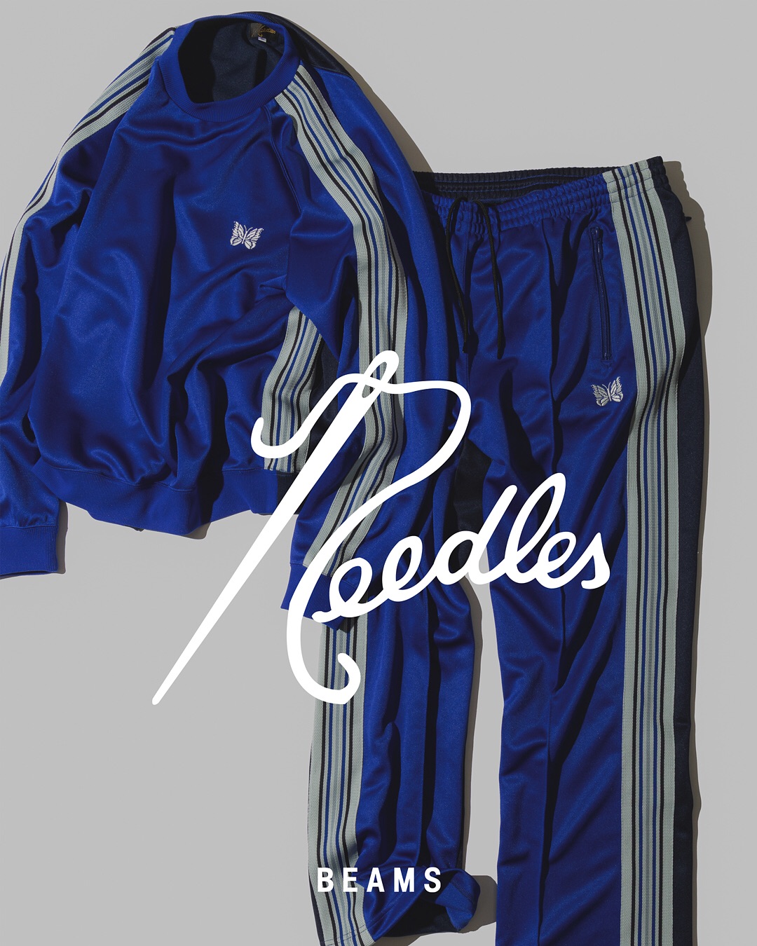 『最終値下げ』needles✖️BEAMS コラボベスト　パピオン柄 31658199-959F-4650-B0BE-