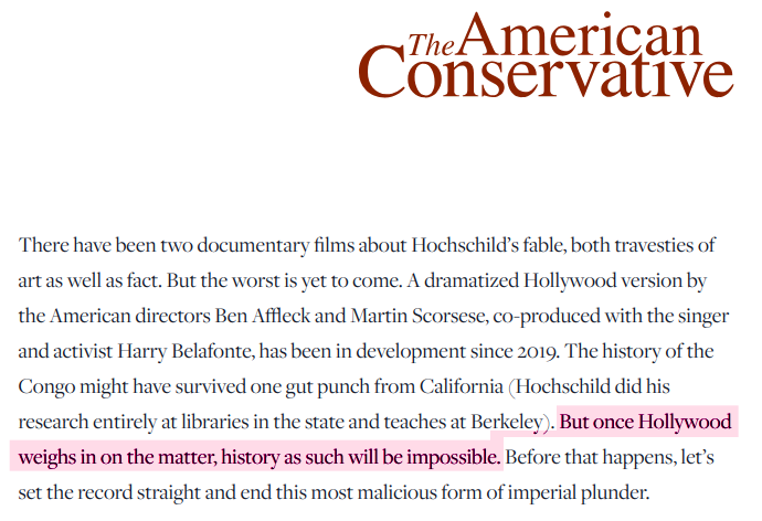 "Once Hollywood weighs in on the matter, history as such will be impossible."

A favorite quote, from an article on a similar issue.