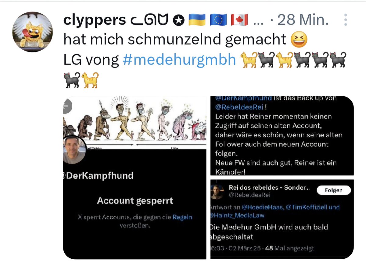 BEXI_NATOR's tweet photo. TRAURIG,
was sich Gewisse hier erlauben⚠️
FREUDE,
dass Du wieder da bist❤️
FREUNDE🫂,
habt Geduld und nehmt Ihn,
wieder zu Euch auf🙏🏻🫶🏻💪🏻🤝🏻
@ReiRebeldes https://t.co/jkj2Xa64WT