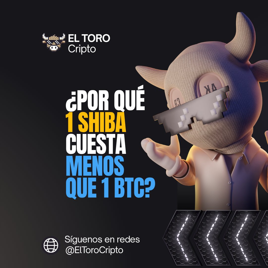 ElToroCripto's tweet photo. Shiba: $0.000012
Bitcoin: $102,000
¿shiba es más barata?
NO.
Hay 589 billones de shibas en circulación…
Precio bajo ≠ oportunidad.
#bitcoin #shiba #supply #marketcap #eltorocripto #criptomonedas #criptoeducacion #BTC #BTCUSDT https://t.co/XSYsJvet1O