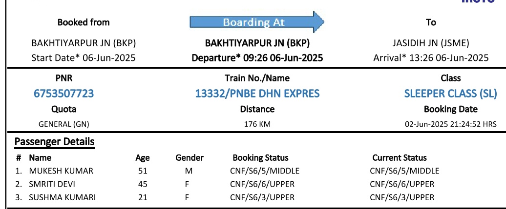 riteshdevseth's tweet photo. @IRCTCofficial @RailwaySeva @RailMinIndia IRCTC से सीट बुक कर लो, लेकिन स्लीपर में बैठने की उम्मीद मत रखना।
हर सीट जनरल बोगी का हिस्सा बन चुकी है।
स्लीपर अब केवल नाम का है, असल में "लोकतांत्रिक जनरल" बोगी है।
रेल मंत्री जी @AshwiniVaishnaw, टिकट लेकर भी भीख क्यों मांगनी पड़े? 😡 https://t.co/pMDiwCkTh2