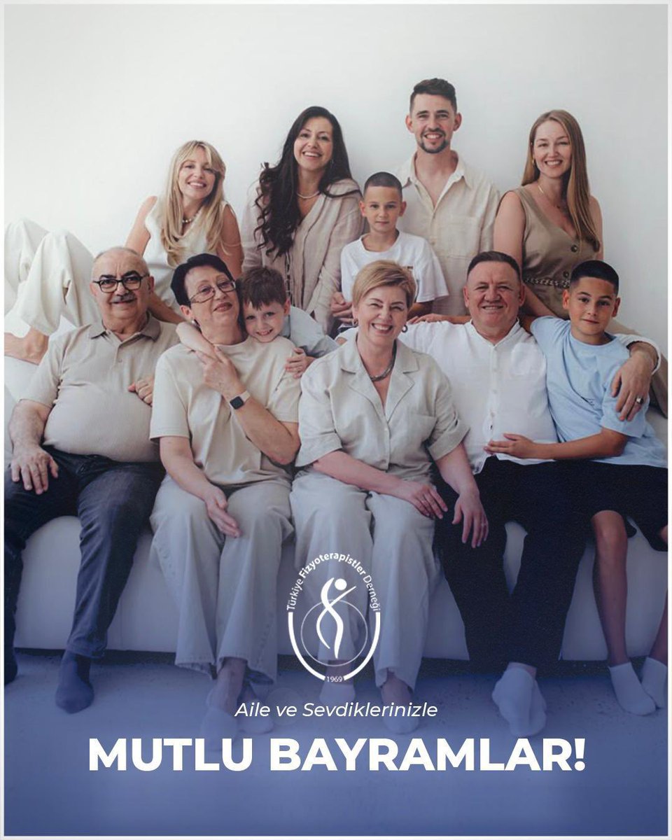 Kıymetli meslektaşlarımız,
Kurban Bayramınızı en içten dileklerimizle kutlar, sevdiklerinizle birlikte nice bayramlar dileriz.

Türkiye Fizyoterapistler Derneği Yönetim Kurulu