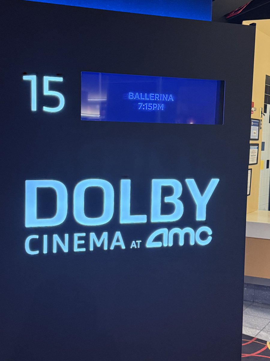 The Ballerina movie was pretty good.   Probably the 2nd best movie in the John Wick universe, right after the original.   

Highly recommend seeing this one in Dolby.  

Very unique flamethrower sequence.   🔥